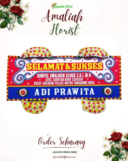 Papan Bunga Ucapan Selamat Mergasana