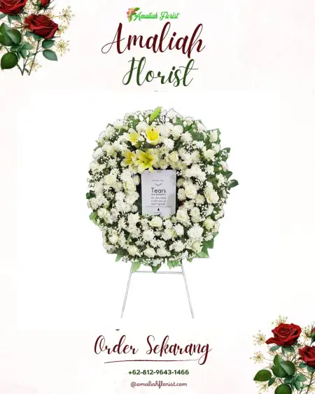 Krans Bunga Duka Mergasana